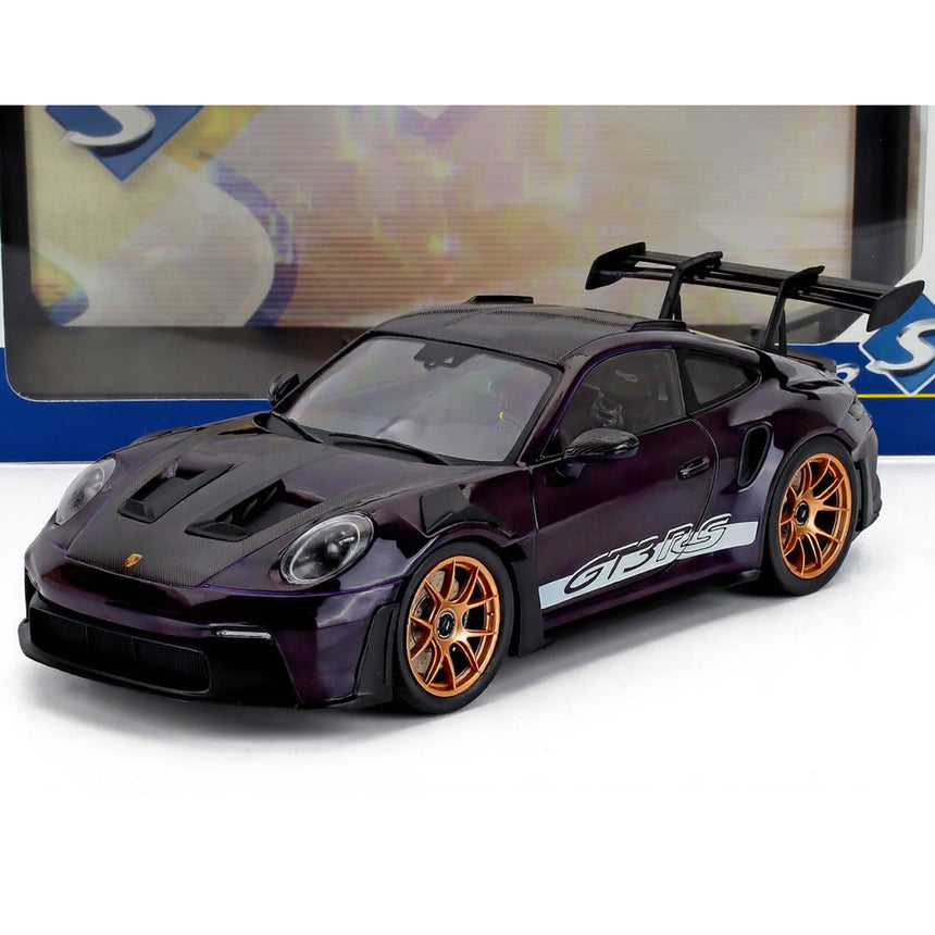 Solido 1:18 Porsche 911 992 GT3 RS Weissach Package Coupe 2024 Model Car