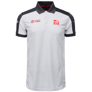 Haas Replica F1 Team Polo | Grey/Dark Grey