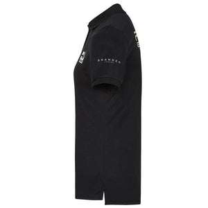 Haas F1 Team Ladies Black Replica Drivers Polo Tee Shirt