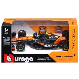 Burago 1:43 Scale McLaren MCL39 Australian GP 2025 #81 Oscar Piastri Model Car