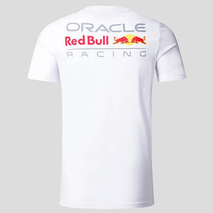 Red Bull Racing White Core Tee Shirt With Full Colour Logo