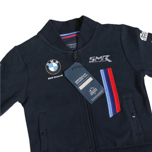BMW Motorrad Superbike SBK Kids Full Zip Front Blue Team Sweat Shirt