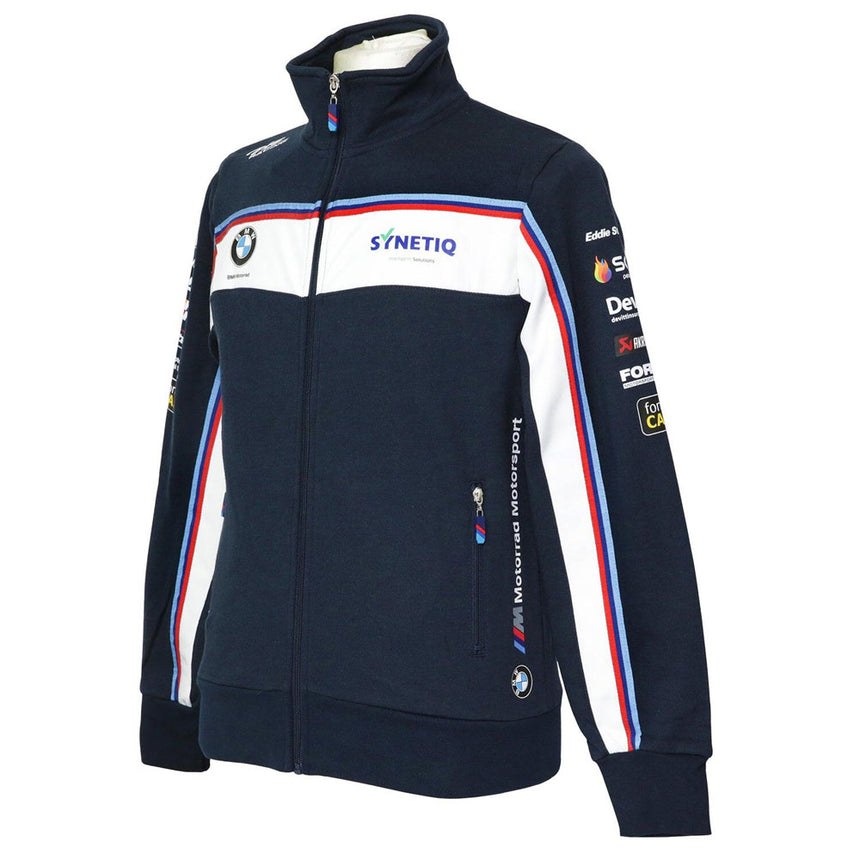 BMW Motorrad Superbike SBK Navy Blue/White Full Zip Sweatshirt