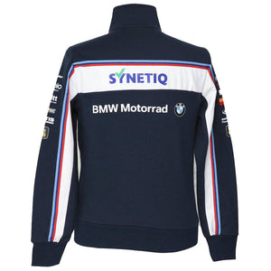 BMW Motorrad Superbike SBK Navy Blue/White Full Zip Sweatshirt