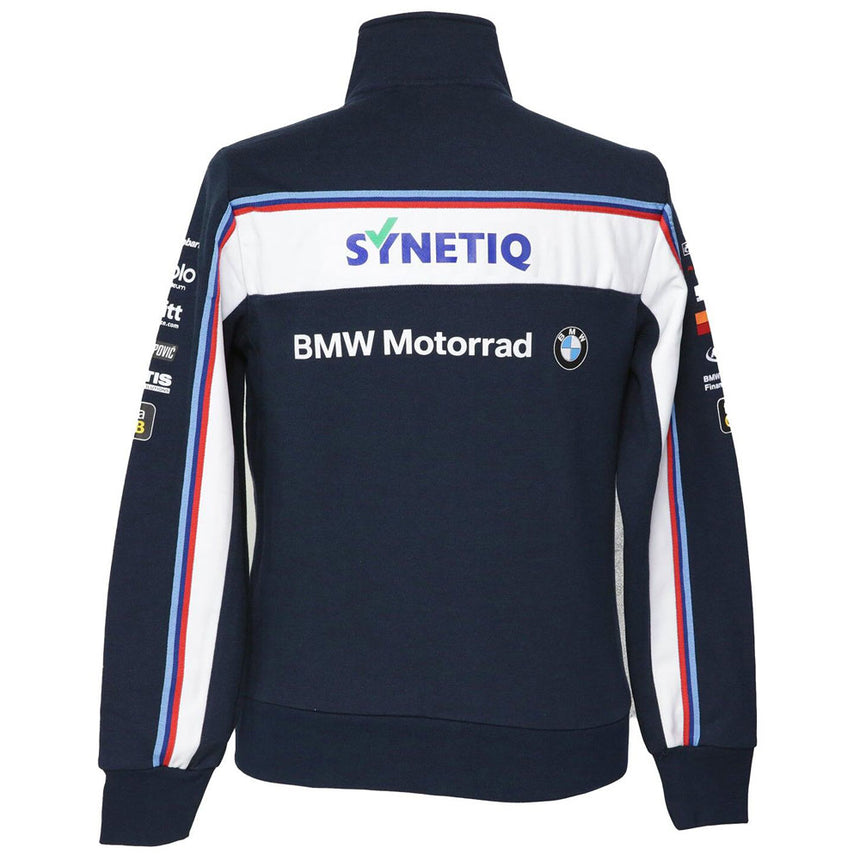 BMW Motorrad Superbike SBK Navy Blue/White Full Zip Sweatshirt