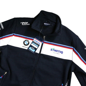 BMW Motorrad Superbike SBK Navy Blue/White Full Zip Sweatshirt