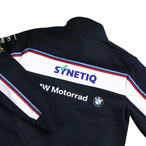 BMW Motorrad Superbike SBK Navy Blue/White Full Zip Sweatshirt