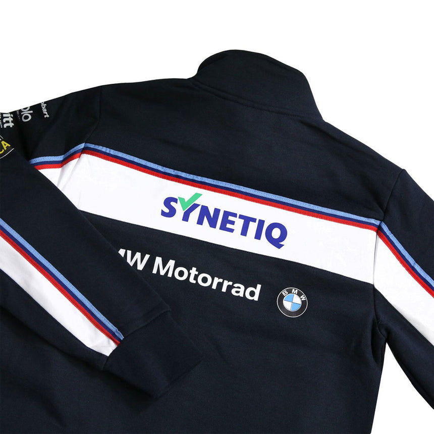 BMW Motorrad Superbike SBK Navy Blue/White Full Zip Sweatshirt