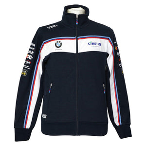 BMW Motorrad Superbike SBK Navy Blue/White Full Zip Sweatshirt