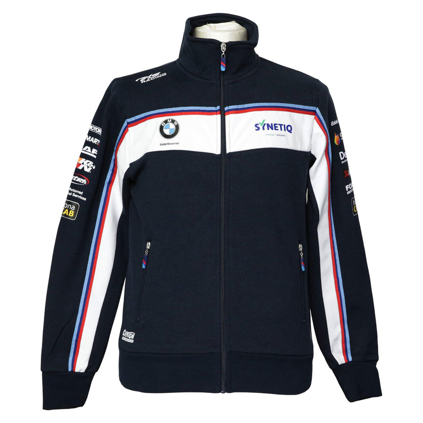 BMW Motorrad Superbike SBK Navy Blue/White Full Zip Sweatshirt