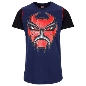 Fabio Quartararo Moto GP #20 Blue Large Big Diablo Front & Back Print Tee Shirt