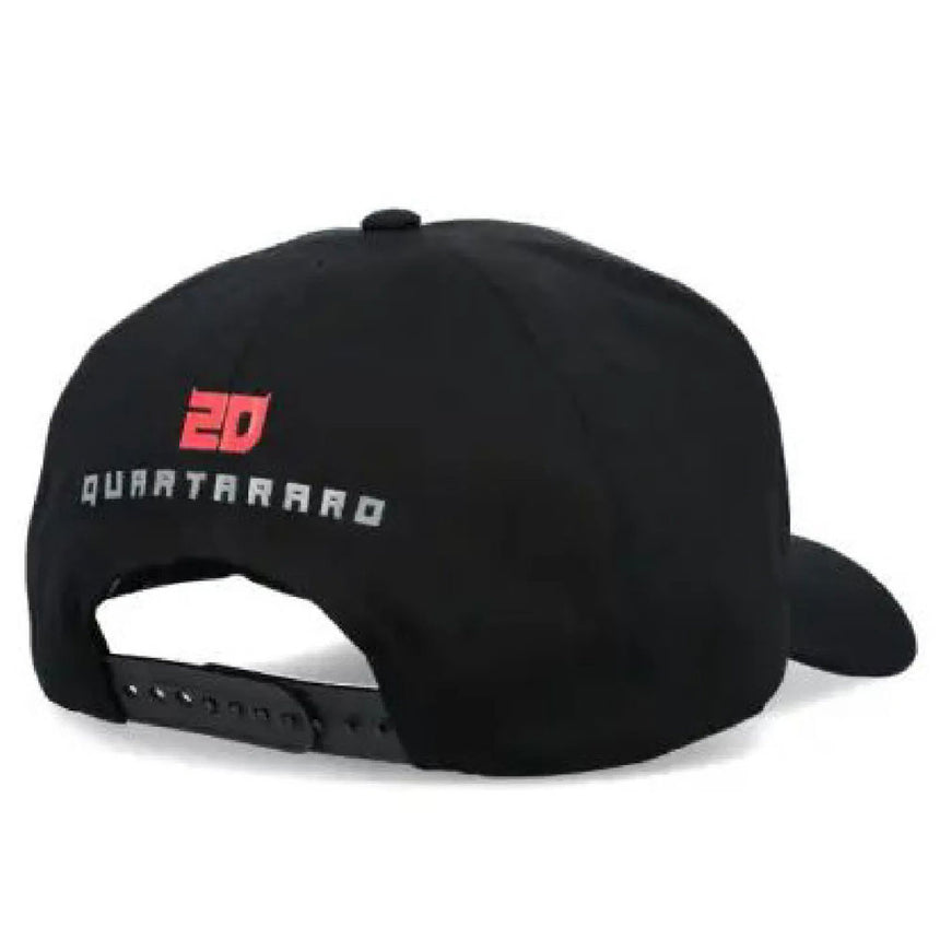 Fabio Quartararo Moto GP #20 Black Big Diablo Print Adjustable Size Baseball Cap