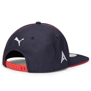 Red Bull Racing Alex Albon #23 2020 Flatbrim Navy Blue Snap Back Cap