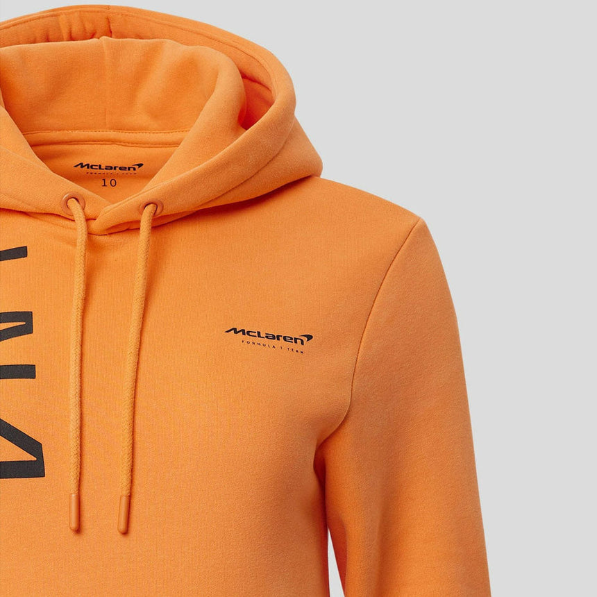 McLaren F1 Team LN4 Lando Norris Nectarine Orange Womens Core Hoodie