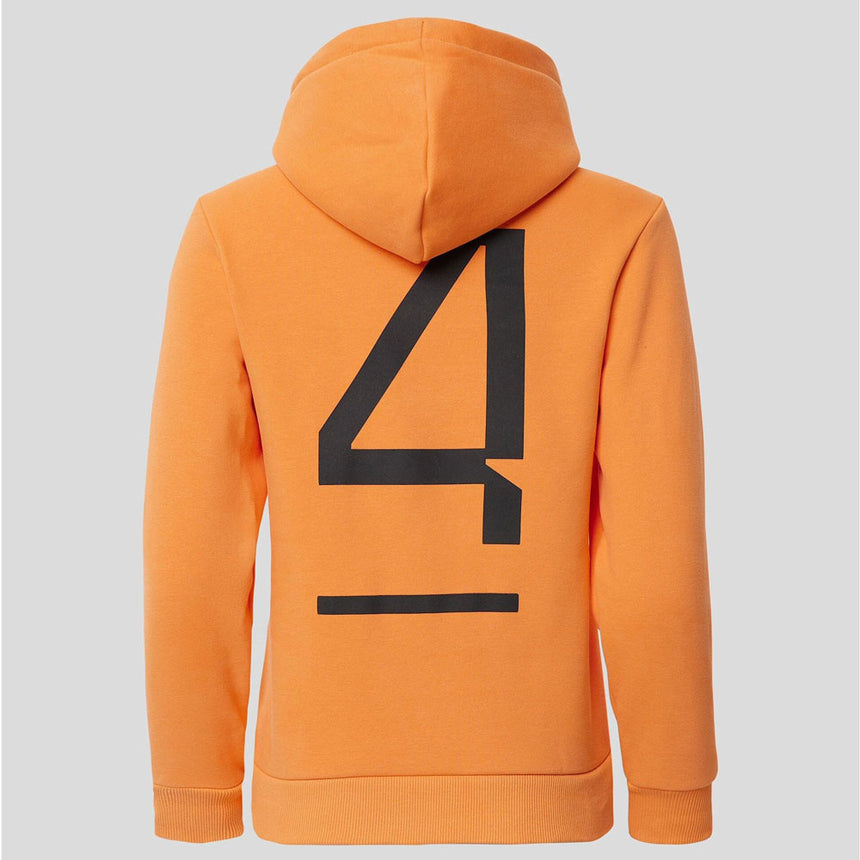McLaren F1 Team LN4 Lando Norris Nectarine Orange Womens Core Hoodie