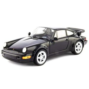 Welly 1:24 Scale Porsche 911 Turbo Black Diecast Model Car