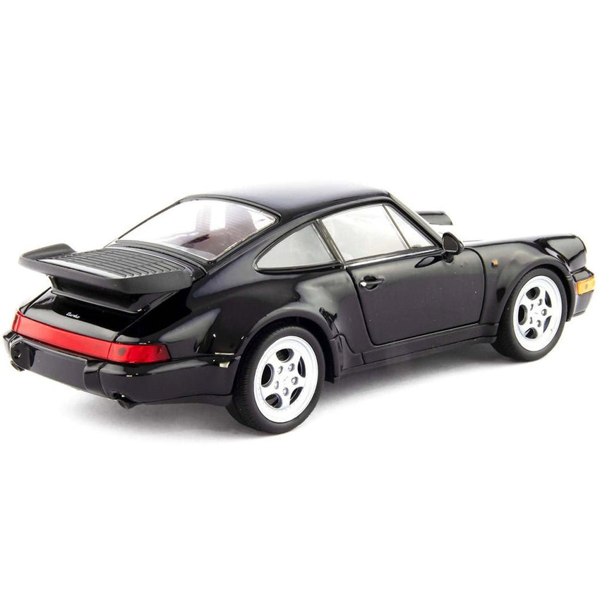 Welly 1:24 Scale Porsche 911 Turbo Black Diecast Model Car