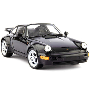 Welly 1:24 Scale Porsche 911 Turbo Black Diecast Model Car