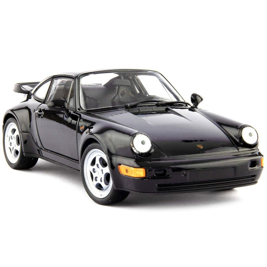 Welly 1:24 Scale Porsche 911 Turbo Black Diecast Model Car