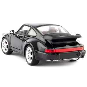 Welly 1:24 Scale Porsche 911 Turbo Black Diecast Model Car
