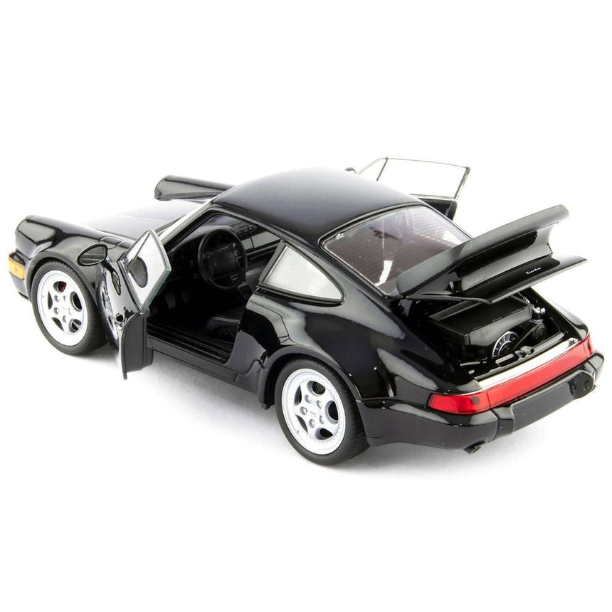 Welly 1:24 Scale Porsche 911 Turbo Black Diecast Model Car
