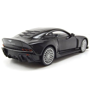 Welly 1:24 Scale Aston Martin Valour Black Diecast Model Car