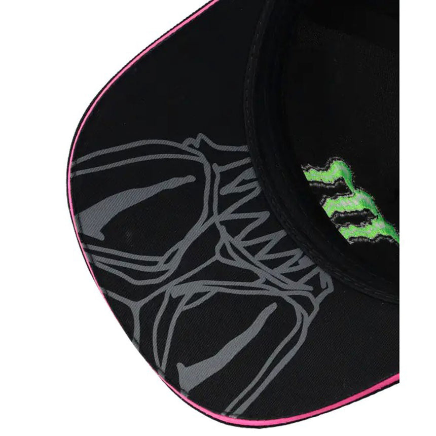 Enea Bastianini #23 Black Monster Energy Midvisor Adjustable Fit Baseball Cap