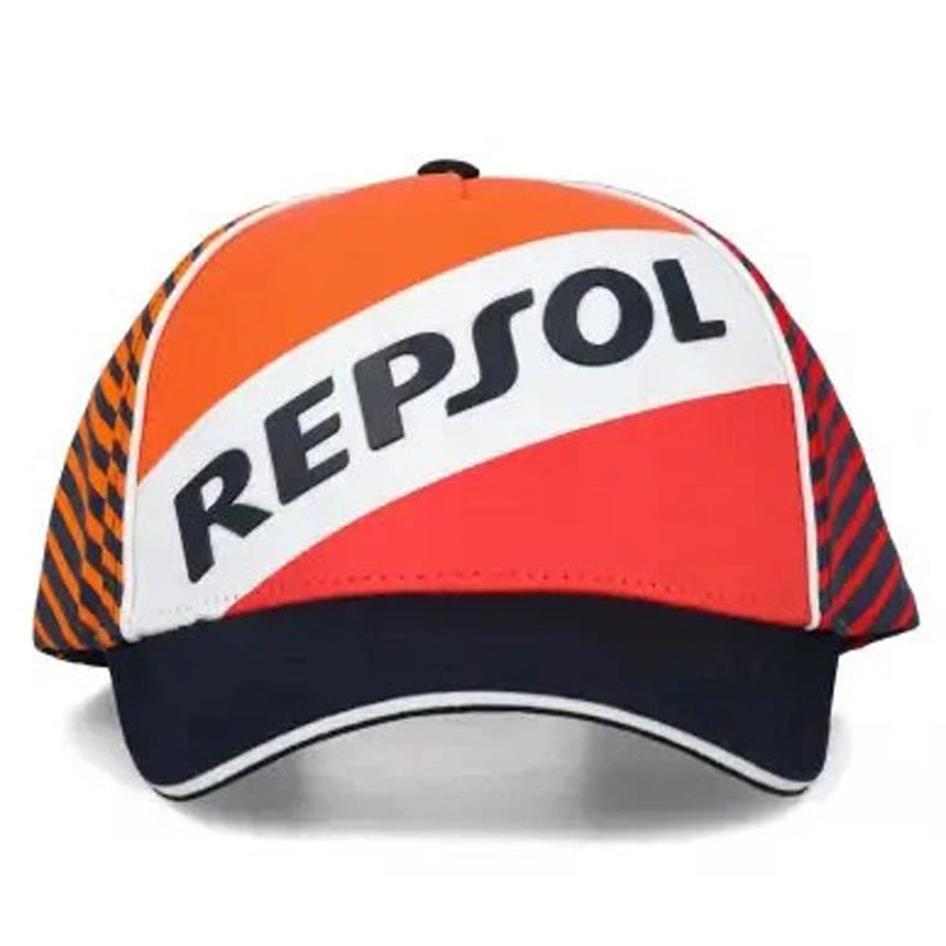 Repsol Racing Orange/Navy Adjustable Size Baseball Cap