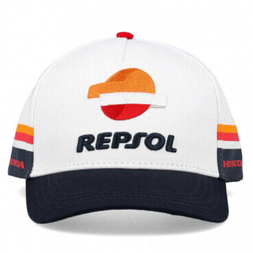 Repsol Racing White/Navy Adjustable Size Baseball Cap