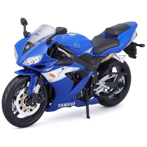 Maisto 1:12 Scale Yamaha YZF-R1 Blue Die Cast Model Motorcycle Bike