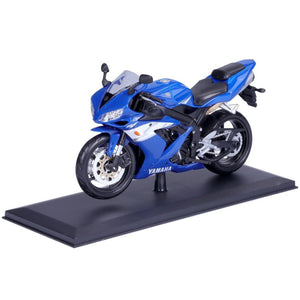 Maisto 1:12 Scale Yamaha YZF-R1 Blue Die Cast Model Motorcycle Bike