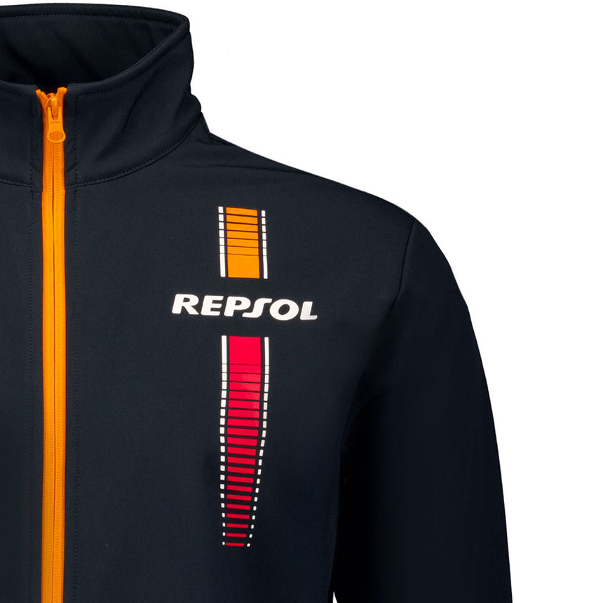Repsol Racing Black Team Softshell Jacket