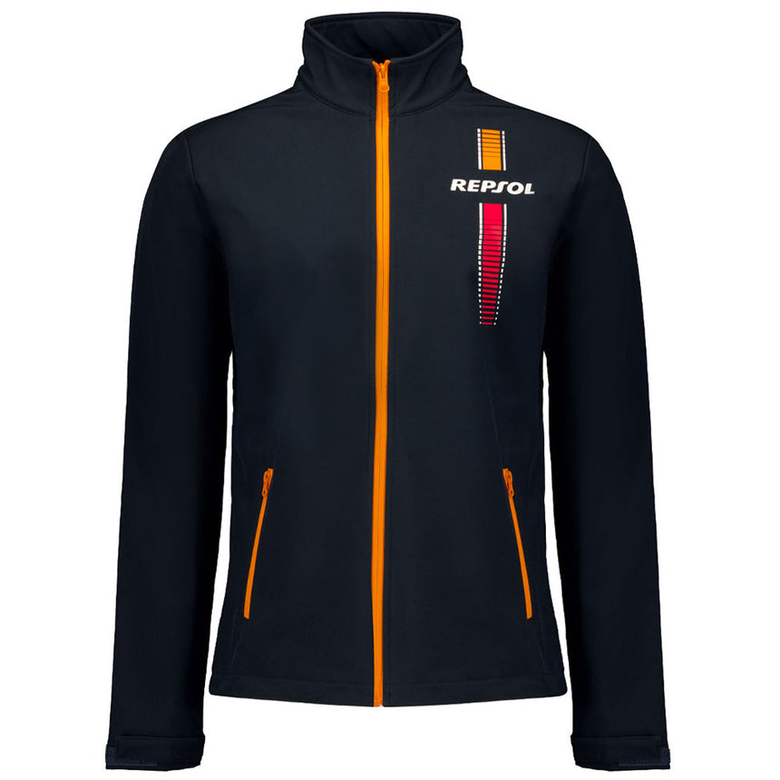 Repsol Racing Black Team Softshell Jacket