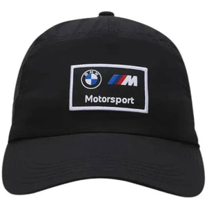 BMW M Sport Motorsport Black Heritage Adjustable Size Baseball Cap