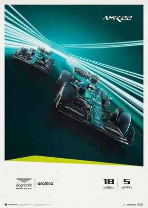 Automobilist Aston Martin F1 Team Season 2022 Poster