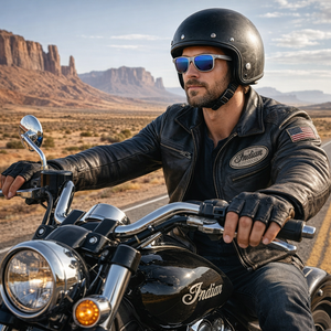 INDIAN Motorcycles Bike & Car Driving Genuine Sunglasses & Glasses Case IN1004
