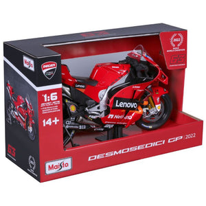 Maisto 1/6 Ducati 2022 Fracesco Bagnaia #63 Model Bike