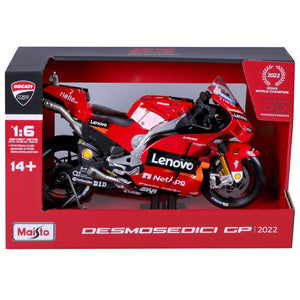 Maisto 1/6 Ducati 2022 Fracesco Bagnaia #63 Model Bike