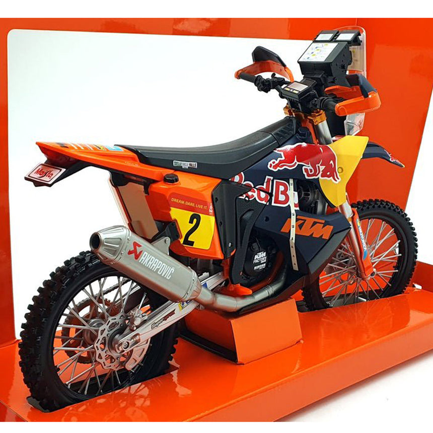 Maisto 1:6 Scale KTM Red Bull 450 Dakar 2024 #2 Toby Price Diecast Motorcycle Bike