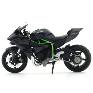 Maisto 1:12 Kawasaki Ninja H2 R Black Diecast Motorcycle Bike Model