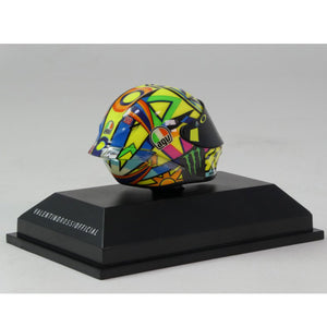 Minichamps 1/8 Scale 2017 Assen Moto GP Winner Valentino Rossi AGV Mini Helmet