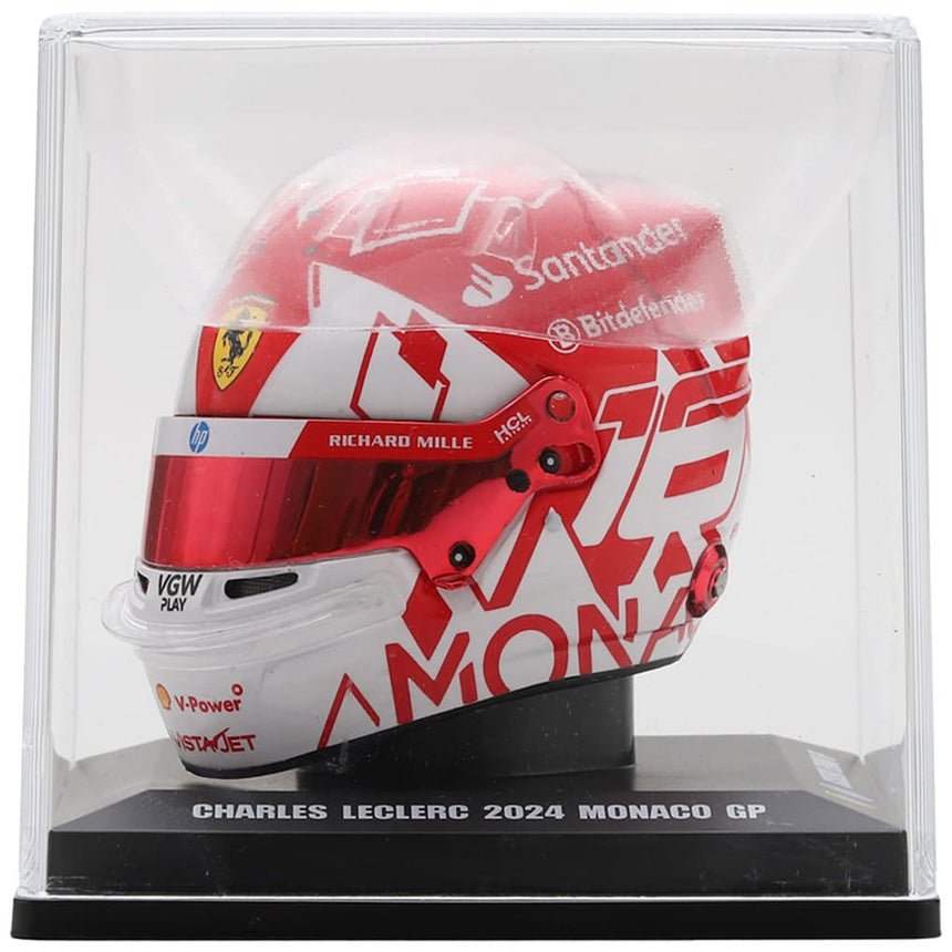 Looksmart 1/5 Scale 2024 Monaco GP Charles Leclerc Mini Helmet