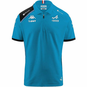 Alpine F1 Team 2023 Turquoise Blue Team Polo Shirt