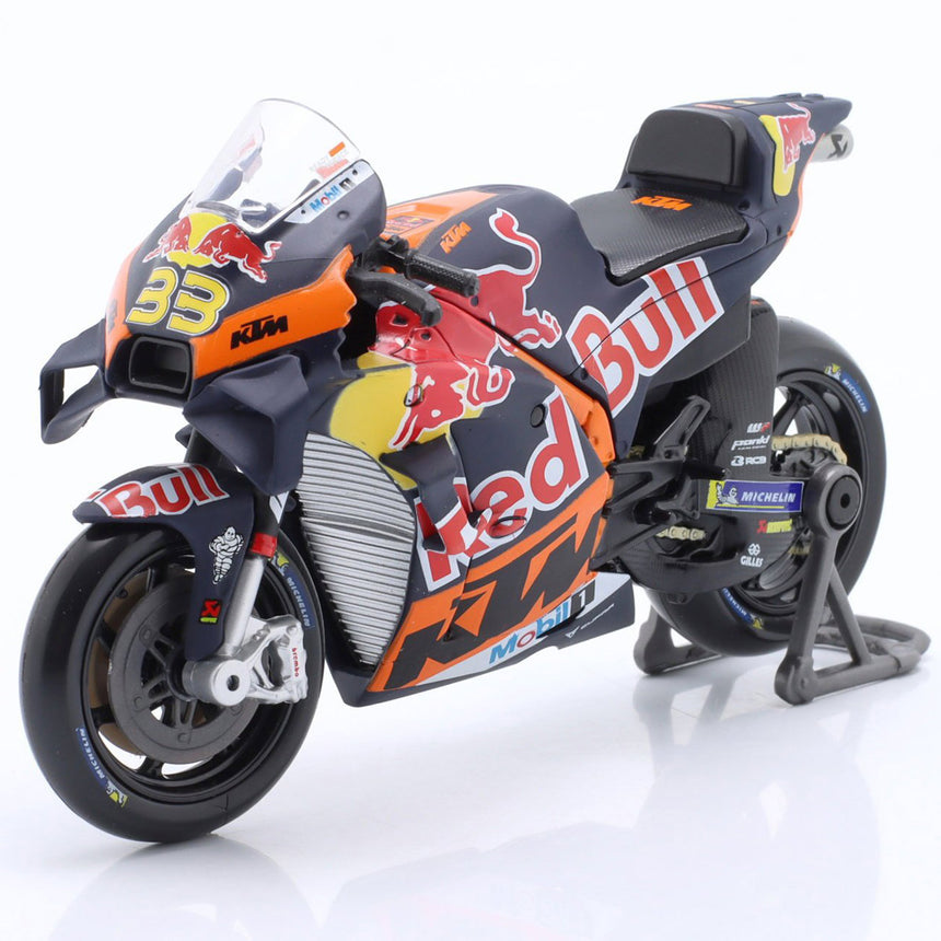 Maisto 1:18 Scale KTM Red Bull #33 Brad Binder Diecast Model Motorcycle Bike