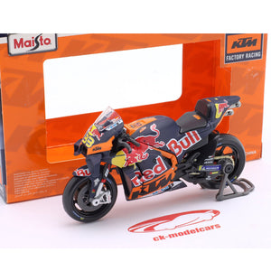 Maisto 1:18 Scale KTM Red Bull #33 Brad Binder Diecast Model Motorcycle Bike