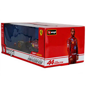 Bburago 1:18 Scuderia Ferrari F1 Team SF25 Lewis Hamilton Diecast Model Car