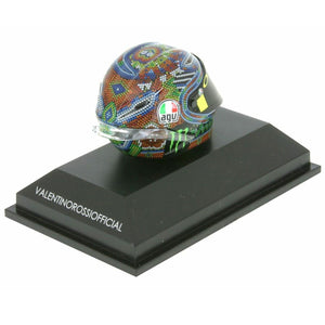 Minichamps 1/8 Scale 2018 Winter Test Sepang Moto GP Valentino Rossi AGV Mini Helmet