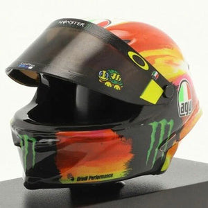 Minichamps 1/8 Scale 2019 Mugello Moto GP Valentino Rossi AGV Mini Helmet