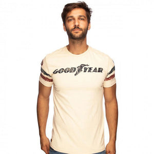 Goodyear Mechanic Team Sand Retro Grand Bend Vintage Tee Shirt