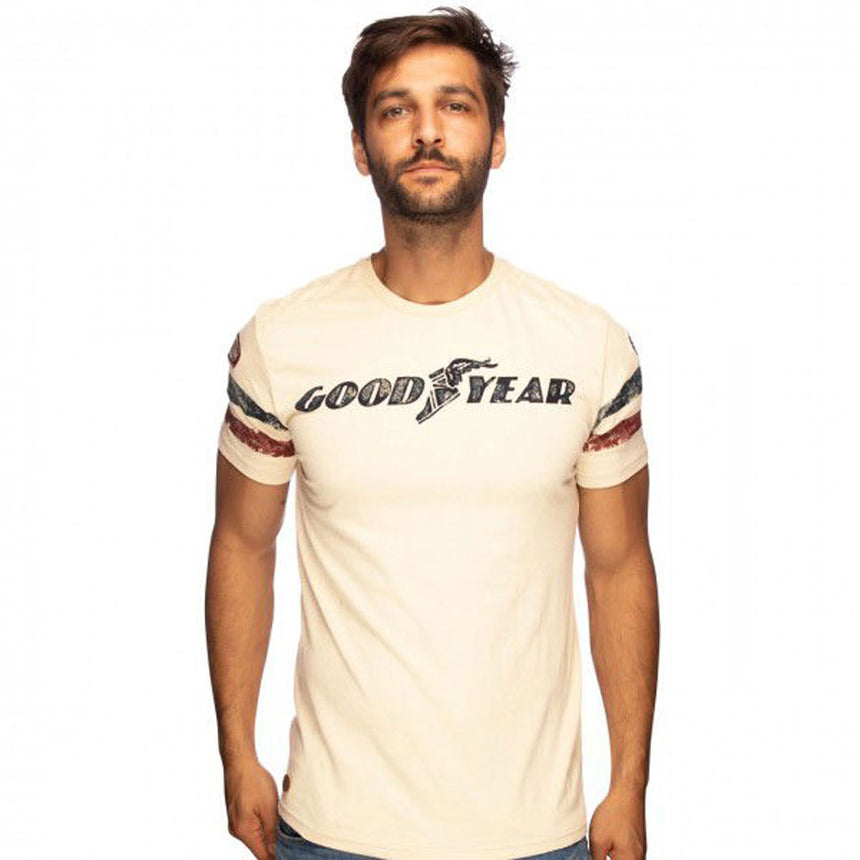 Goodyear Mechanic Team Sand Retro Grand Bend Vintage Tee Shirt